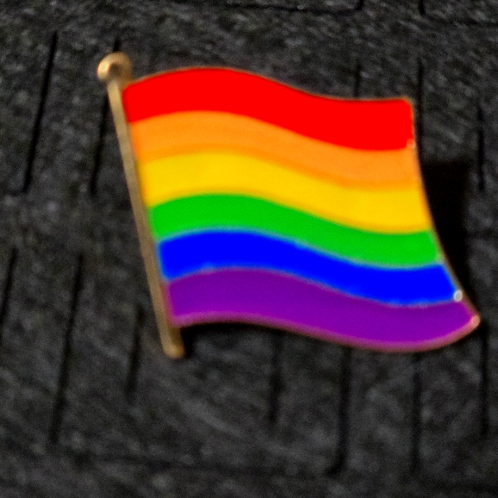 Colorful Flag Brooch